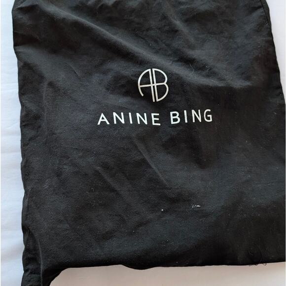 ANINE BING Hilda 48 Leather Double Wrap Bracelet Glass Heel Mules, size EU39/9 - Picture 7 of 7